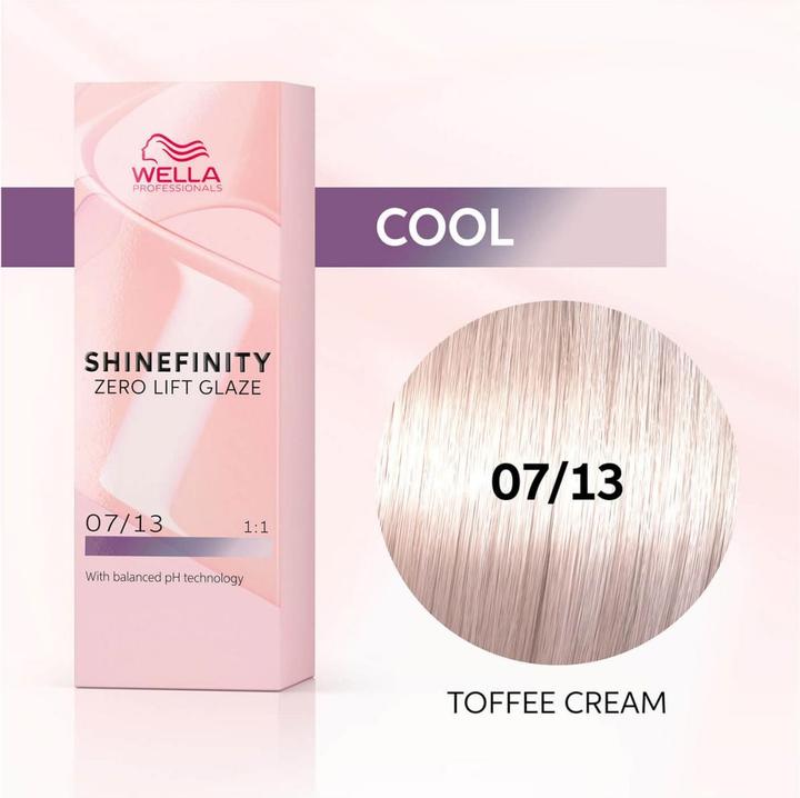Actual product image Wella Shinefinity (07, 13 - Toffee Cream)