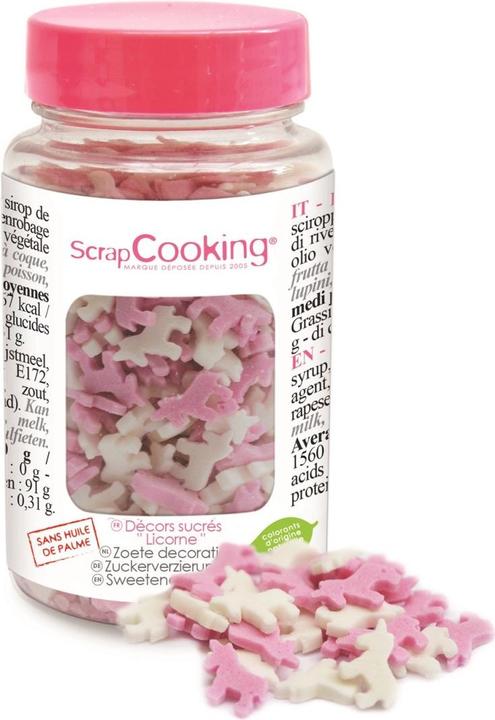 Produktbild ScrapCooking Dekorzucker "Einhorn &Herz", 50 g (1 x)