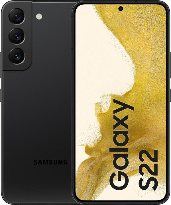 Samsung Galaxy S22 EU (128 GB, Phantom Black, 6.10", Dual SIM, 50 Mpx, 5G)