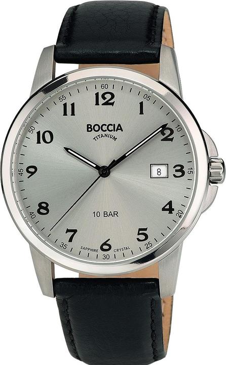 Boccia 3633-03 Herrenuhr Titanium 40mm 10ATM (Analoguhr, 40 mm)