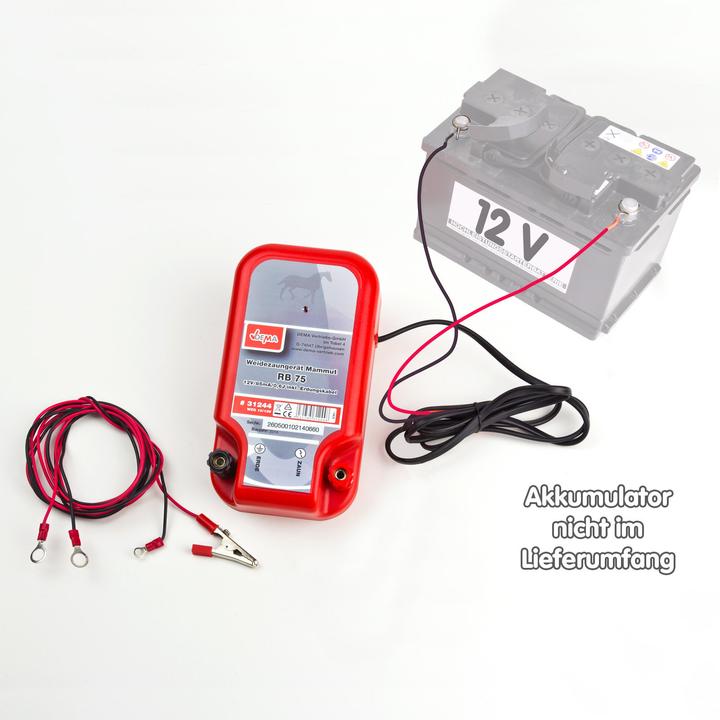 Produktbild Dema Weidezaungerät Mammut RB 75 | 12V