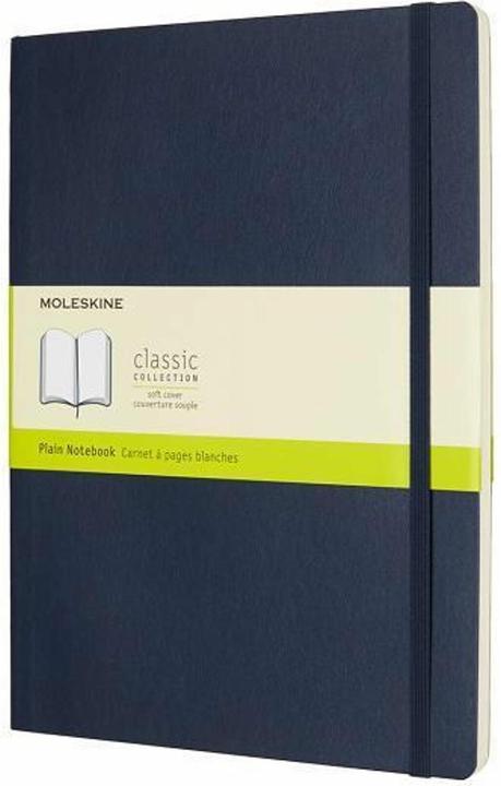 Actual product image Moleskine Notebook Soft Cover (19 x 25 cm, Plain, Soft cover)