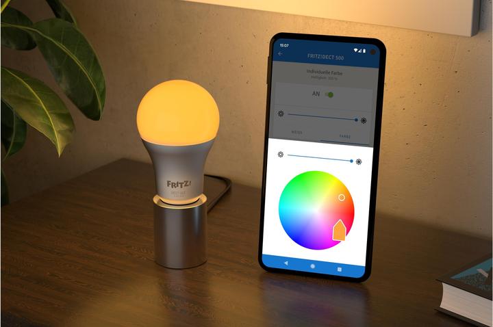 Image du produit AVM Sources lumineuses FRITZ!DECT 500 International (E27, 9.40 W, 806 lm, 1 x, F)