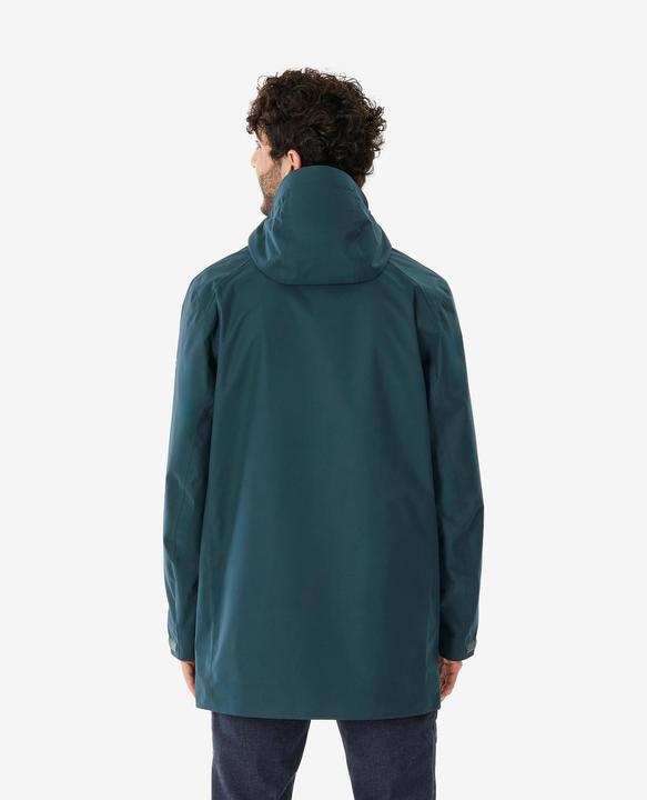 Actual product image Quechua Men's long hiking jacket - NH500 green (S)
