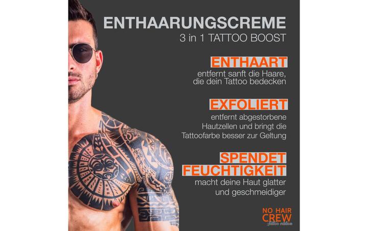 Immagine prodotto No Hair Crew Crema depilatoria Tattoo Edition 150 ml (150 ml, 1 x)