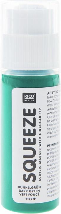 Actual product image Rico Design Rico Squeeze Marker 60 ml dark green (Dark green, 1 x)