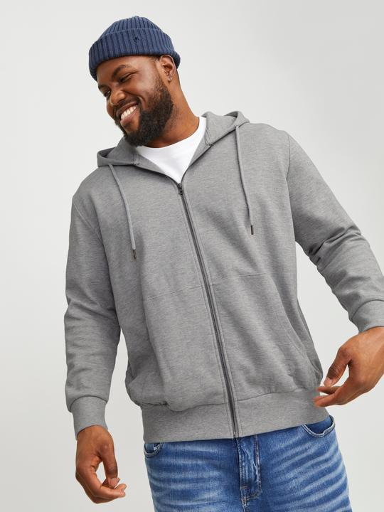 Produktbild Jack & Jones Durchgehender Reissverschluss Plus Size Hoodie (XXL, 4XL)