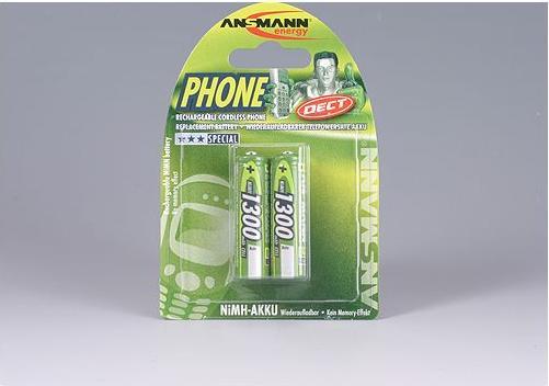 Actual product image Ansmann AA (2 pcs., AA, 1300 mAh)