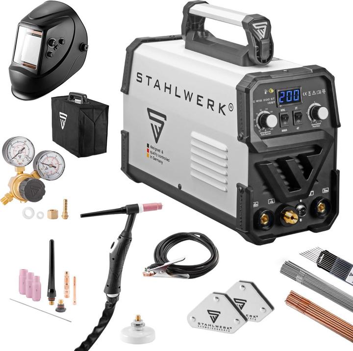 Actual product image Stahlwerk DC TIG 200 ST IGBT fully equipped welding machine