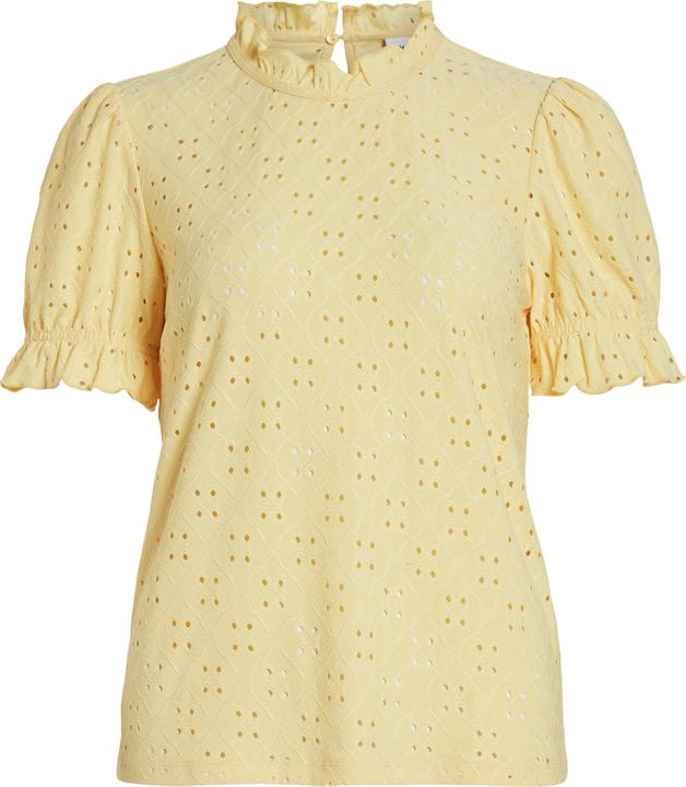 Vila Besticktes Oberteil mit kurzen Ärmeln (XL)