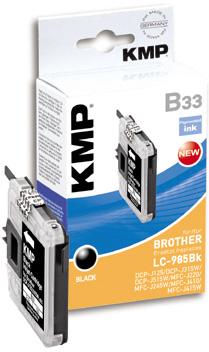 Image du produit KMP B33 Cartouche d'encre compatible avec Brother LC-985 BK (CF)