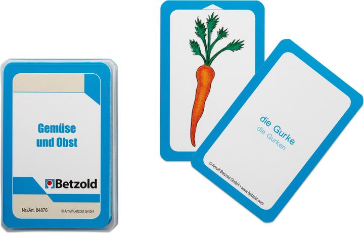 Actual product image Betzold Basic vocabulary card set - for the magic cylinder (German)