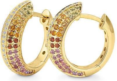 Produktbild Breuning OHRSCHMUCK - E.RHODOLITH/Brill. 0,20 Ct. H/si (750/18 K Gold)
