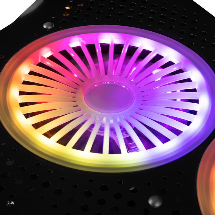 Immagine prodotto Modecom Ventola Silenziosa Cf18 RGB Czarna Podstawka Chodzca Pod Laptopa