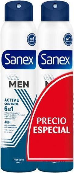 Sanex Deo Spray Men Active Control 200 ml Duplo (Spray, 200 ml)