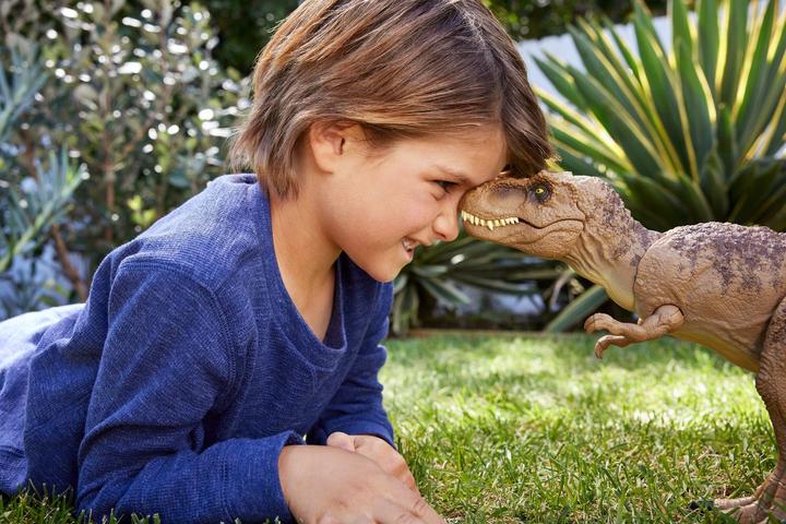 Produktbild Jurassic World Epic Evolution Actionfigur All-Out Attack Tyrannosaurus Rex