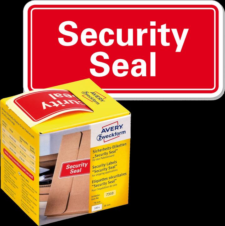 Image du produit Avery Sceau de sécurité