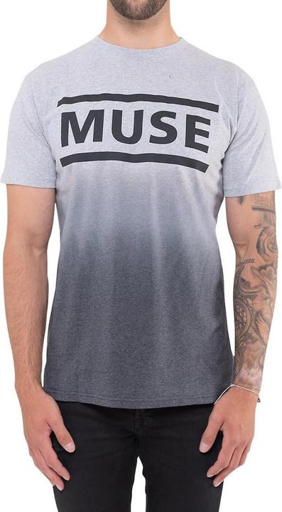 Actual product image Muse Unisex Adult Dip Dye Logo T-Shirt (S)