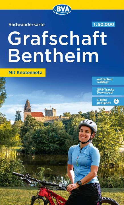 Produktbild Radwanderkarte BVA Radwandern in der Grafschaft Bentheim 1:50.000, reiss- und wetterfest