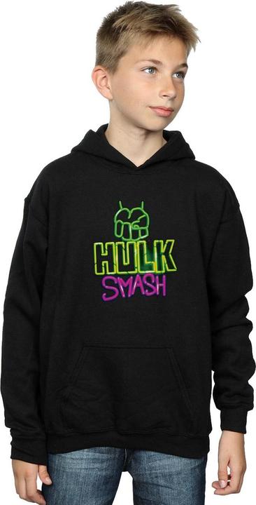 Actual product image Boys Hulk Smash Hoodie (128)