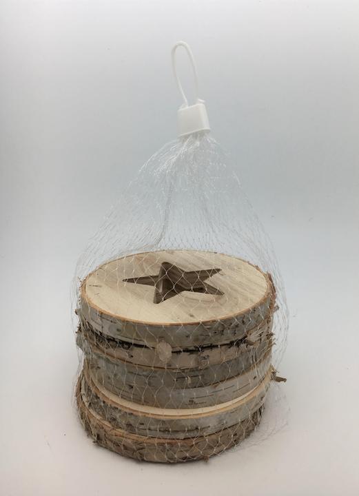 Image du produit GuGus Anneaux en bois d'étoile (6 x, Dessous de verre)