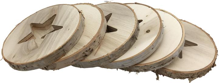 Image du produit GuGus Anneaux en bois d'étoile (6 x, Dessous de verre)