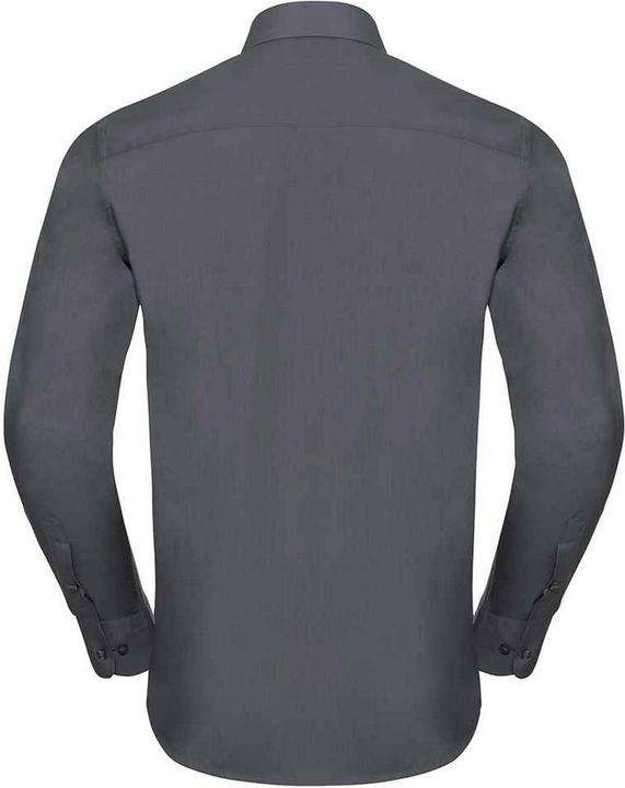 Actual product image Russell Mens Poplin Tailored Long-Sleeved Shirt (XL)