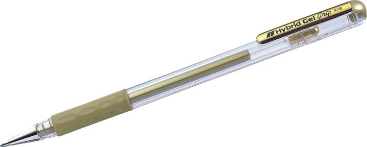 Actual product image Pentel Hybrid Gel Grip (Gold, 1 x)