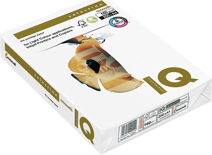 Immagine prodotto Mondi IQ Selection Carta da ufficio premium liscia (160 g/m², 250 x, A4)