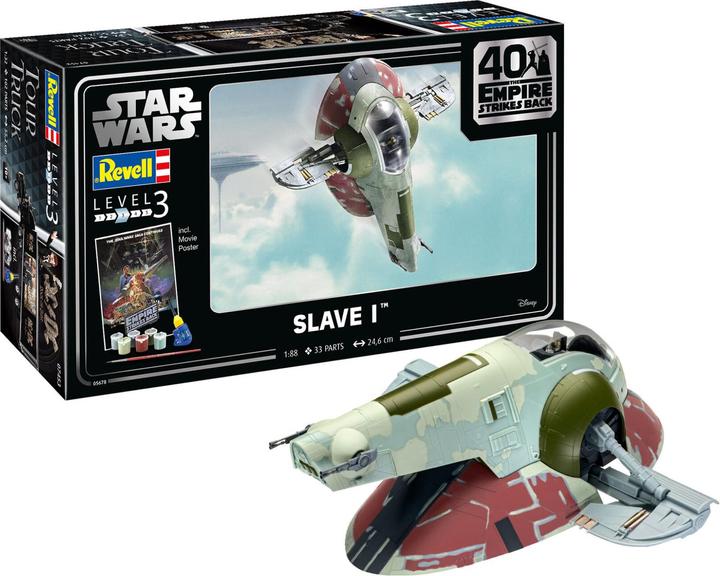 Produktbild Revell 05678 Star Wars Slave I 40th Anniversary Science Fiction Bausatz 1:87