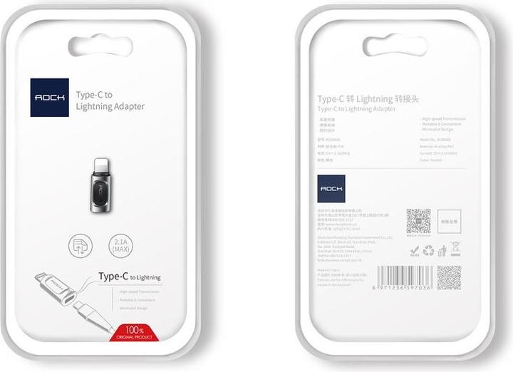 Actual product image Rock USB-C to Lightning Adapter (USB Type C, Lightning)