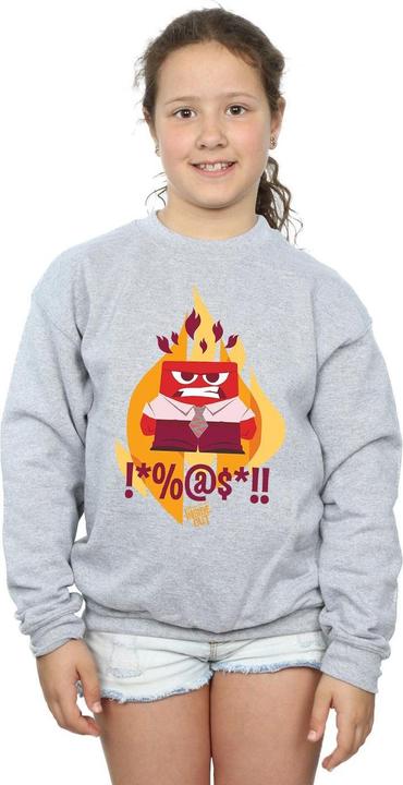 Actual product image Disney Girls Inside Out Fired Up Sweatshirt (140, 146)
