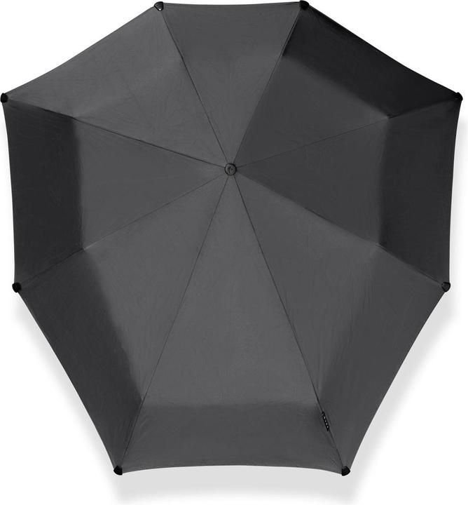 Actual product image Senz Mini Automatic Deluxe Foldable Storm Umbrella, Pure Black