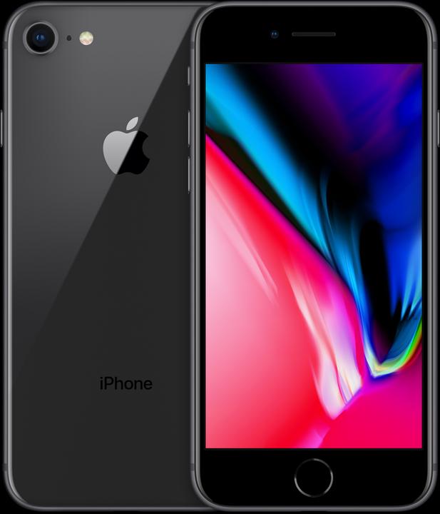 Produktbild Apple iPhone 8 (64 GB, Space Gray, 4.70", Single SIM, 12 Mpx, 4G)