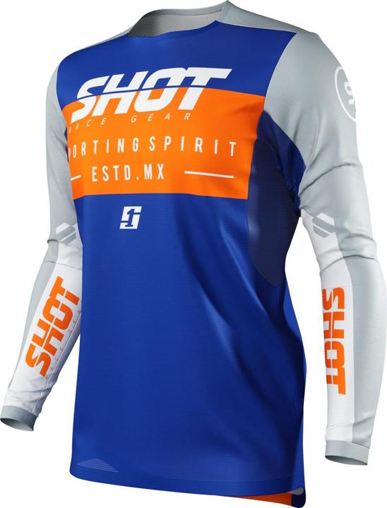 Shot CONTACT SPIRIT Jersey navy-orange XXL (XXL)