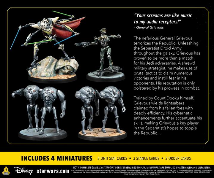 Actual product image Atomic Mass Games Star Wars: Shatterpoint - Appetite for Destruction Squad Pack (Hunger for Destruction) (Multilingual)