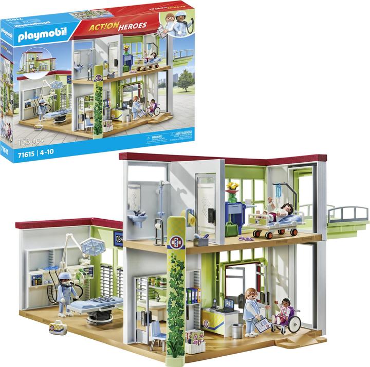 Actual product image Playmobil Modern hospital (71615, Playmobil Action Heroes)