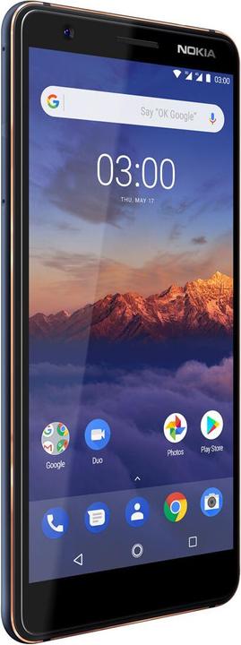 Actual product image Nokia 3.1 (16 GB, Blue copper, 5.20", Hybrid Dual SIM, 13 Mpx, 4G)