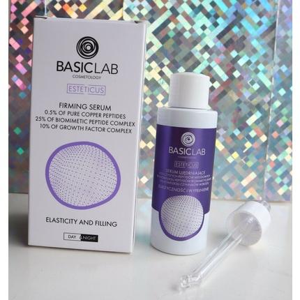 Actual product image BasicLab Esteticus Firming Serum 0.5% Copper Pepides. 25% Biomimetic Peptide Complex. 10% Growth (30 ml)