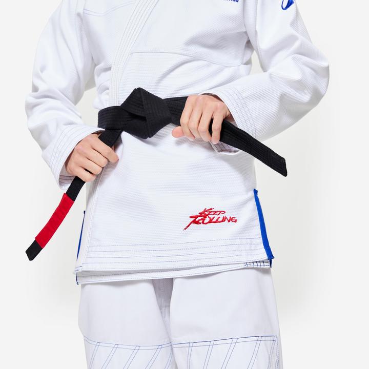 Actual product image Outshock Kimono Brazilian Jiu-Jitsu 450 g/m² - white (158, 164)