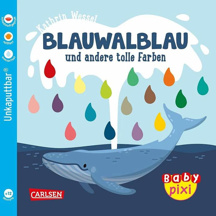 Immagine prodotto Baby Pixi (infrangibile) 93: blu balena e altri fantastici colori (Tedesco)