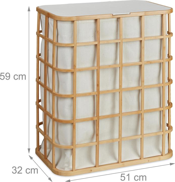 Immagine prodotto Relaxdays Wäschekorb (77 l)