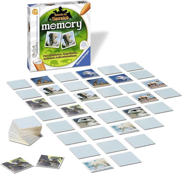 Produktbild tiptoi Memory, Rekorde im Tierreich (Deutsch)