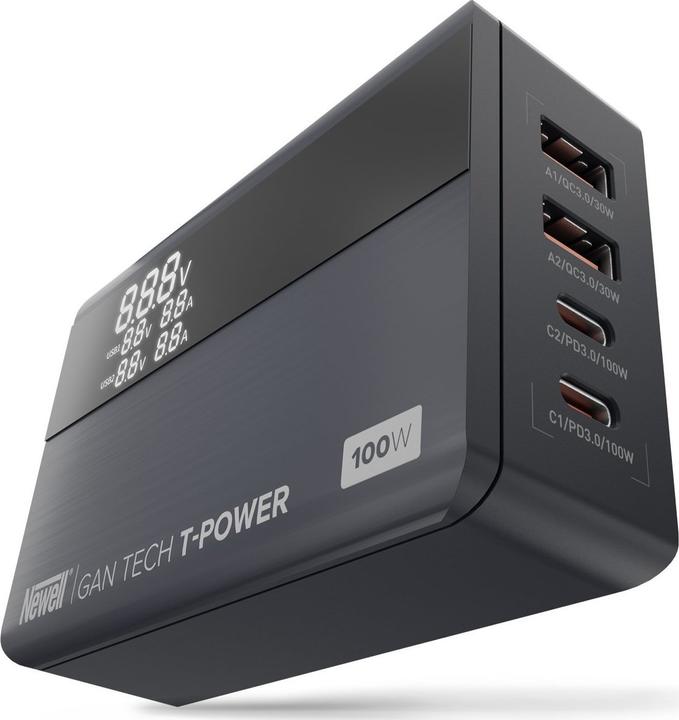 Actual product image Newell Ładowarka sieciowa GaN Tech T-power 100 W (100 W)
