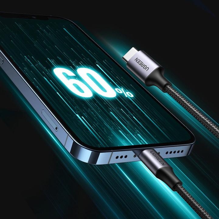 Immagine prodotto Ugreen Cavo da fulmine a USB-C 2.0 (1 m, USB 2.0)