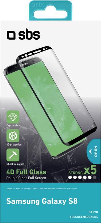 Actual product image SBS 4D Glass Screen Protector for Galaxy S8 (1 Piece, Samsung Galaxy S21)