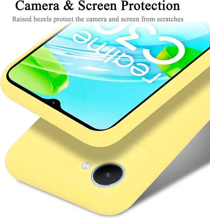 Produktbild Cadorabo TPU Liquid Silicone Case Hülle für Realme C30 / Narzo 50i PRIME (Realme Narzo 50i Prime, Nokia C30)