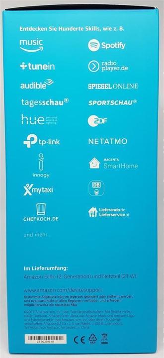 Actual product image Amazon Echo (2nd gene) (IFTTT, Amazon Alexa)