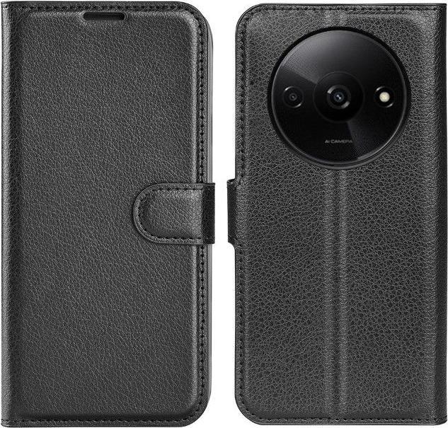 Actual product image MU Classic Litchi Leather Bookcover Series (Xiaomi Redmi A3)