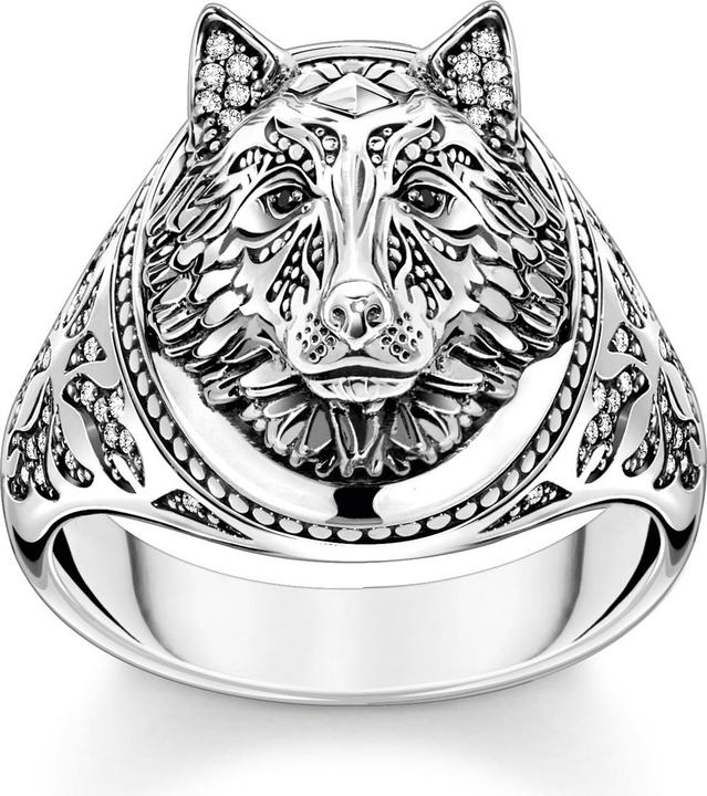 Actual product image Thomas Sabo Damenring Rebel at heart (62, 925 Silver)